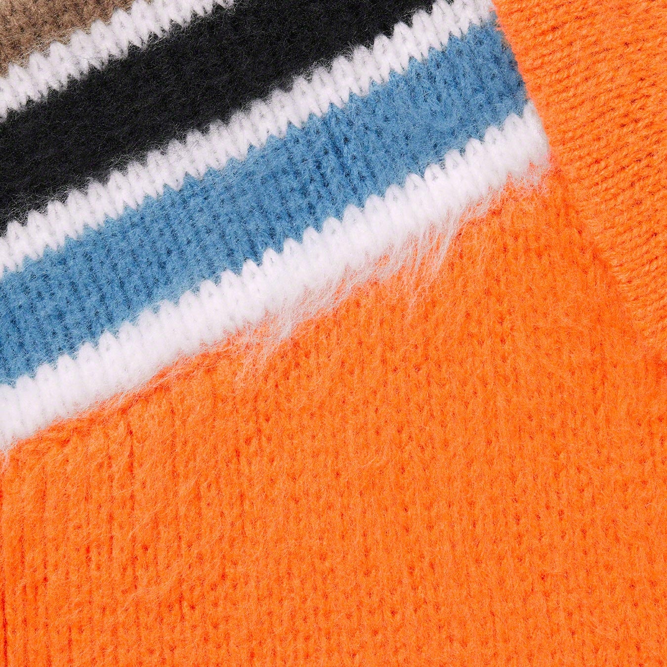 Sleeve Stripe Zip Up Sweater view 11